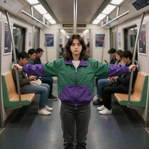 Subway Life: A Candid Moment Captured