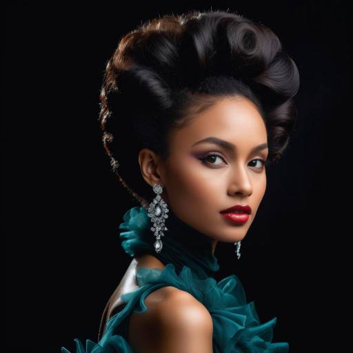 Elegant Belarusian Woman in Silk Gown