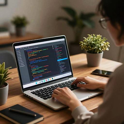 User Engaging with AI Generator