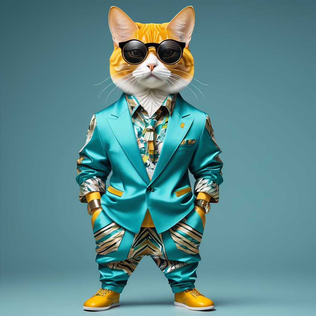 Hip-Hop Hapa-Haoli Cat in Style