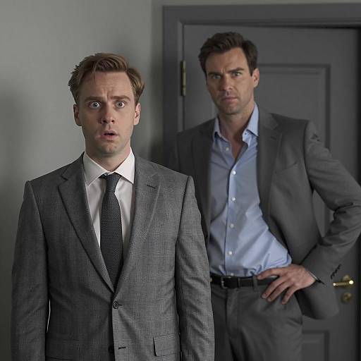 Surprising Encounter in Dim Light