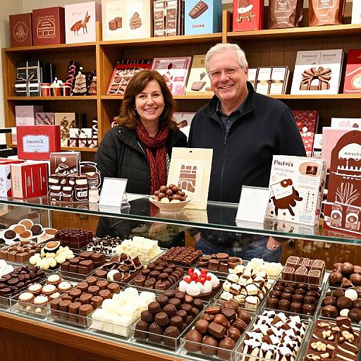 Patsy's Chocolate Gift Shop Display