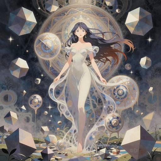 Dreamlike Mystical Sorceress Panorama