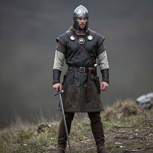 Viking Warrior Costume Portrait