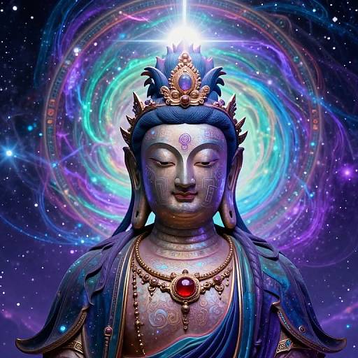 Vibrant Bodhisattva in Cosmic Vision