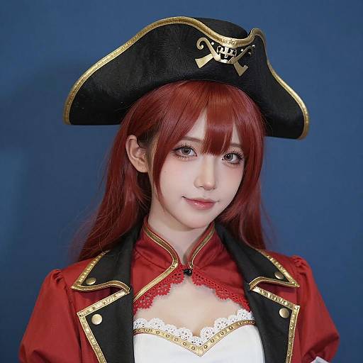 Red-Haired Pirate Cosplay Portrait