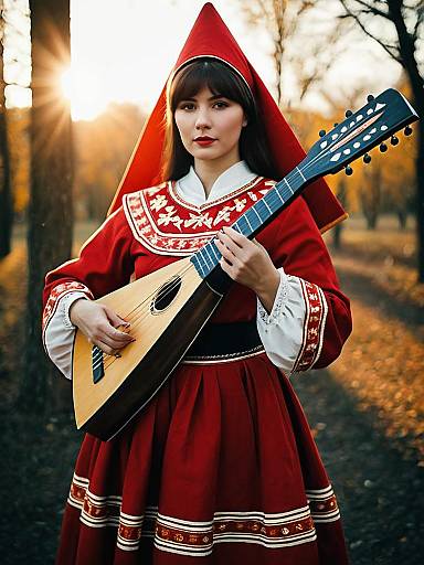 Sexy Balalaika Cosplay Realistic Photo