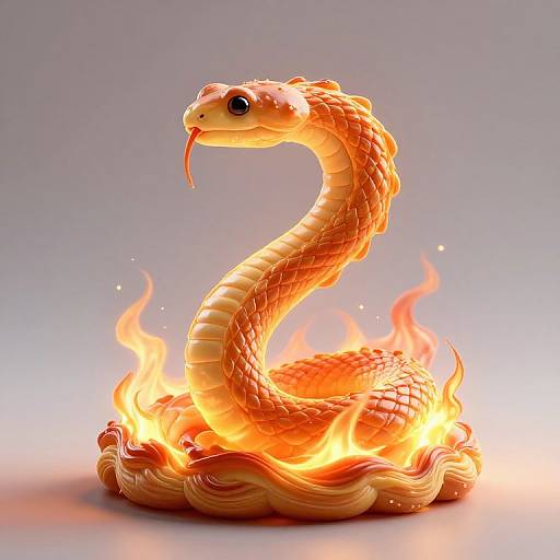 Fiery Serpentine Dream Pastry