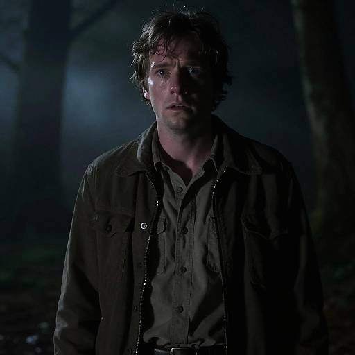 Young Tobin Bell in Creepy Forest