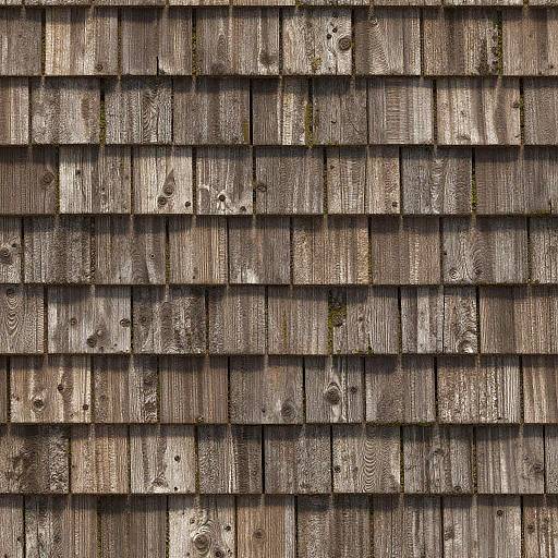 Weathered Wooden Shingles Texture