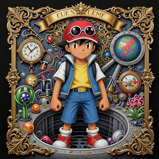 Ash Ketchum as Sewer Dweller Artwork