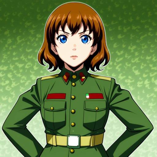 Illustration of Akaboshi koume, girls und panzer in the style of Namonashi