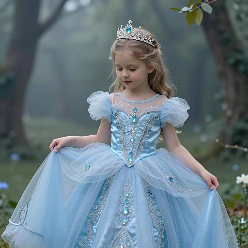 Ethereal Portrait of a Princess Girl