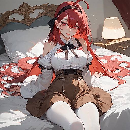 Eris Greyrat Red Hair Bedroom Shot