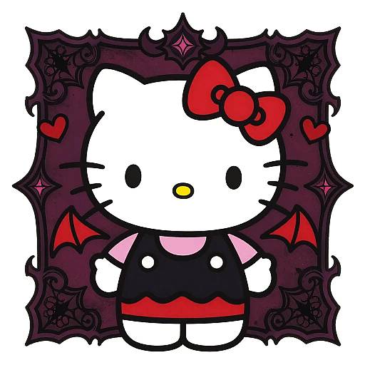Evil Hello Kitty Surreal Art