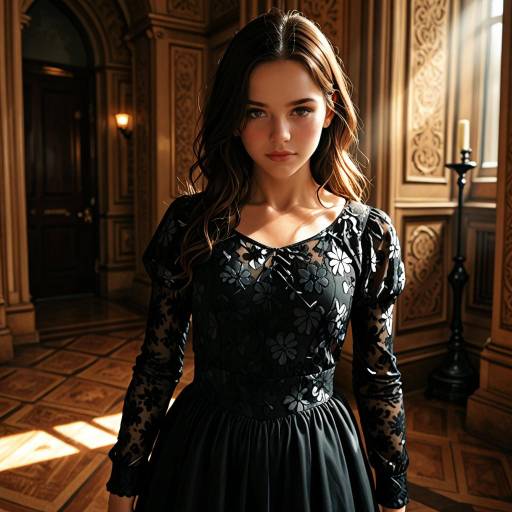 Cinematic Portrait of Confident Woman