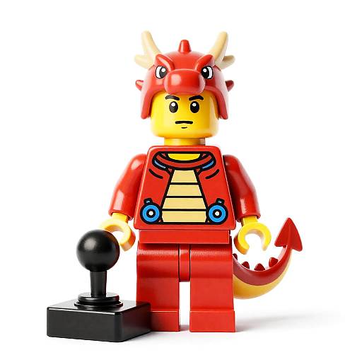 LEGO Dragon Minifigure with Joystick