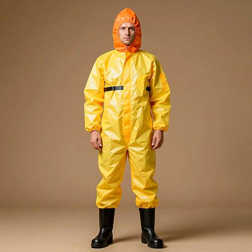 Photorealistic Adult Crayon Costume Portrait