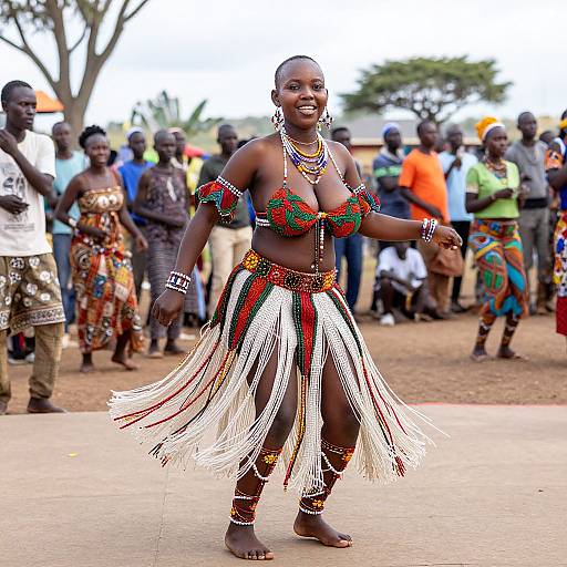 Vibrant Kenyan Festival Dance