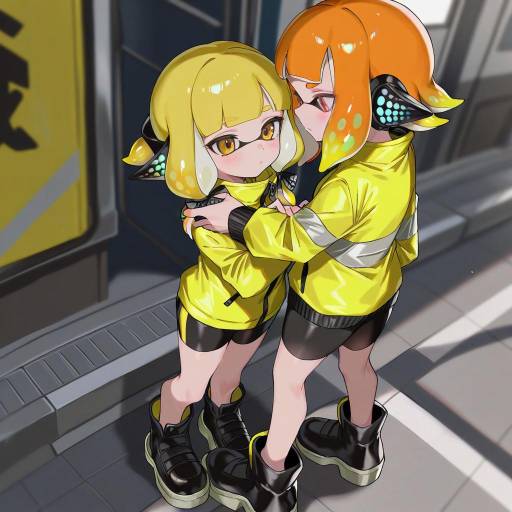 Illustration of Agent 4 (splatoon), splatoon (series) in the style of Aogisa