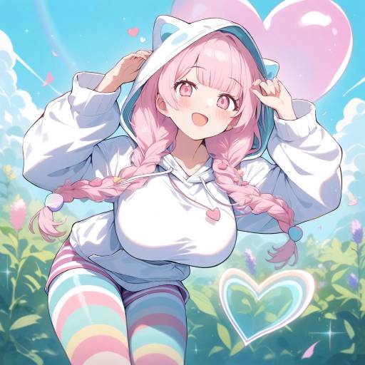 Colorful Anime Character Illustration