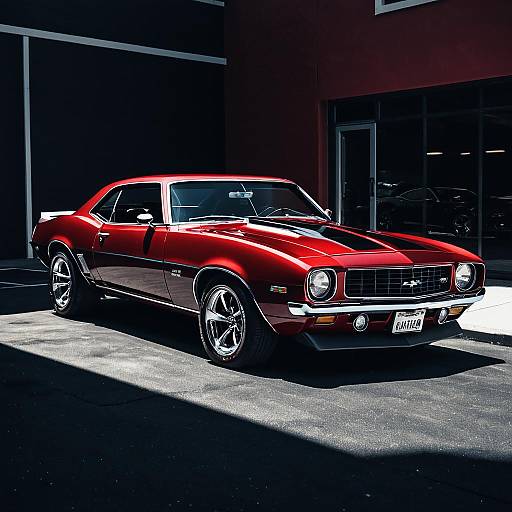 Classic Muscle Car Poster: Chevrolet Camaro