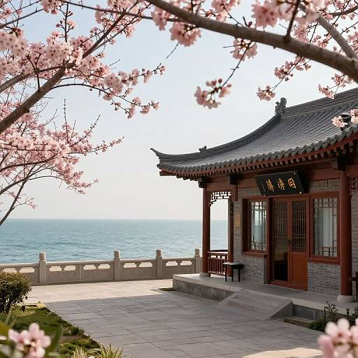 Chinese-Style Seaside Spring Homestay