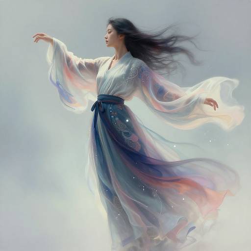 Ethereal Digital Robe Dreamscape