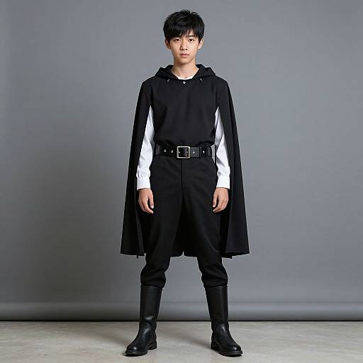 Realistic Simple Prince Costume Portrait