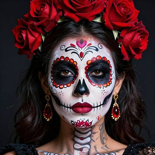 Vibrant Day of the Dead Artwork