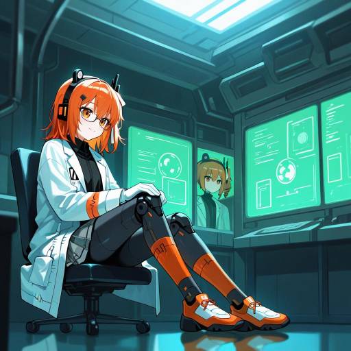Futuristic Android in Scientific Reflection
