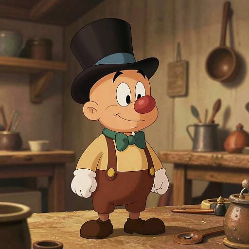 Pumuckl in Cozy Vintage Workshop