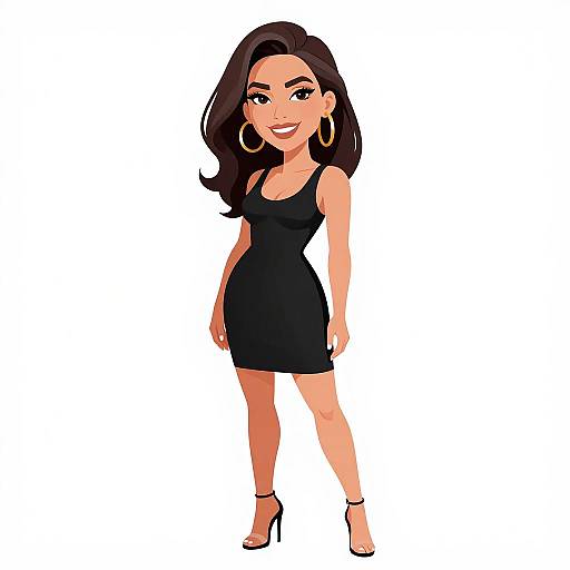 Smiling Woman in Minimalist Fashion