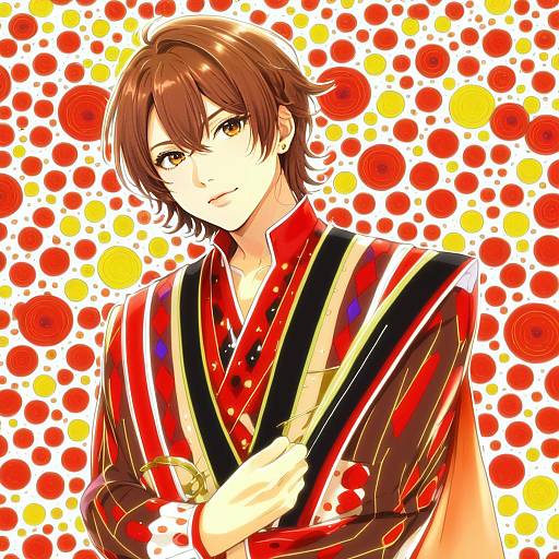 Illustration of Morisawa chiaki, ensemble stars! in the style of Gin'ichi (akacia)