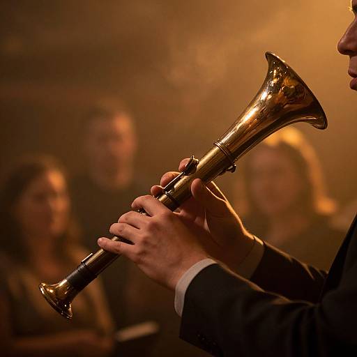 Elegant Recorder in Jazz Club Ambience