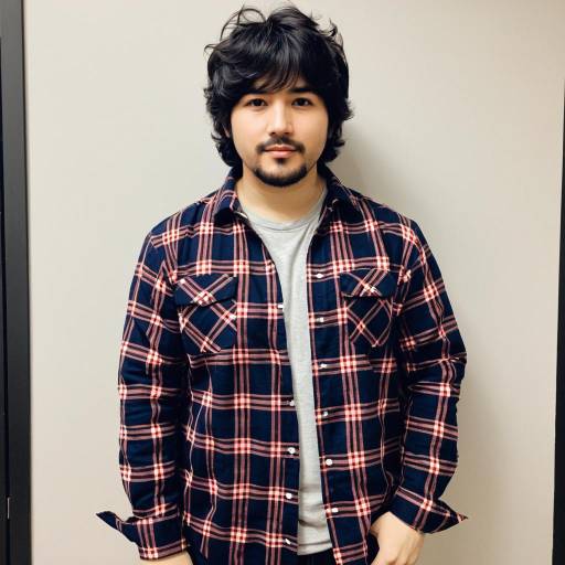Casual Male Cosplay with Plaid Shirt