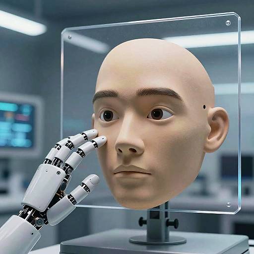 AI Adjusting Human Facial Expressions