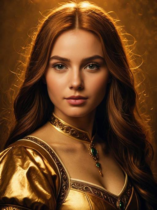 Woman in Golden Cagalli Yula Athha Cosplay Costume