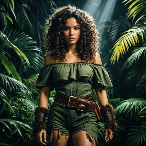 Sexy Jungle Explorer Cosplay