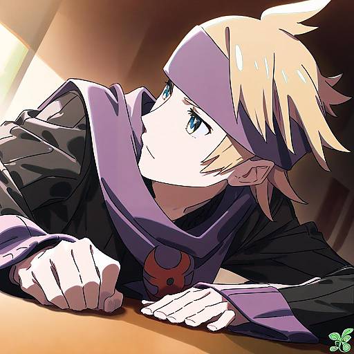 Illustration of Morty (pokemon), pokemon in the style of Makicha (sasurainopink)