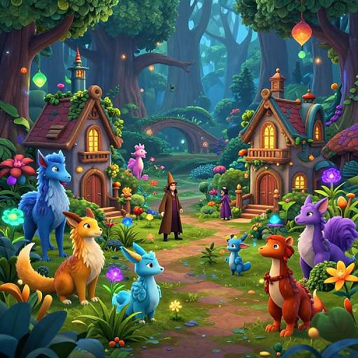 Sims4 Fantasy Magical World Scene