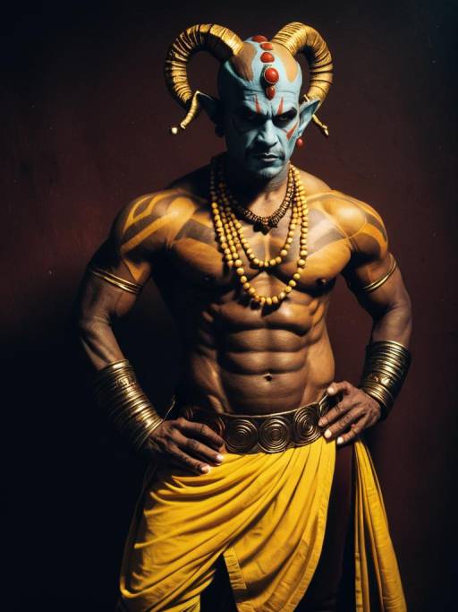 Man in Realistic Dhalsim Cosplay Costume
