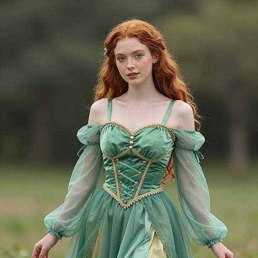 Enchanting Portrait of a Young Woman