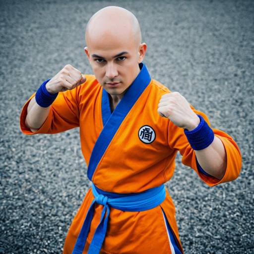 Dynamic Krillin Cosplay Costume Design