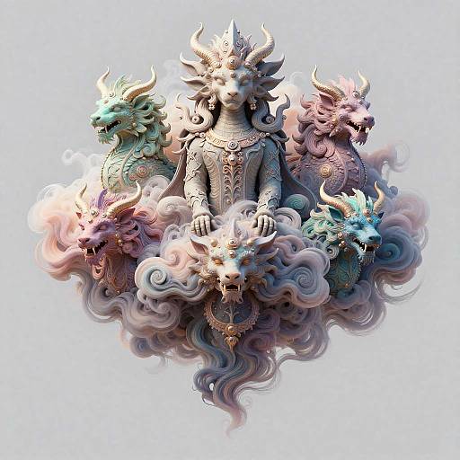 Opium Vapor Cloud Mythical Art