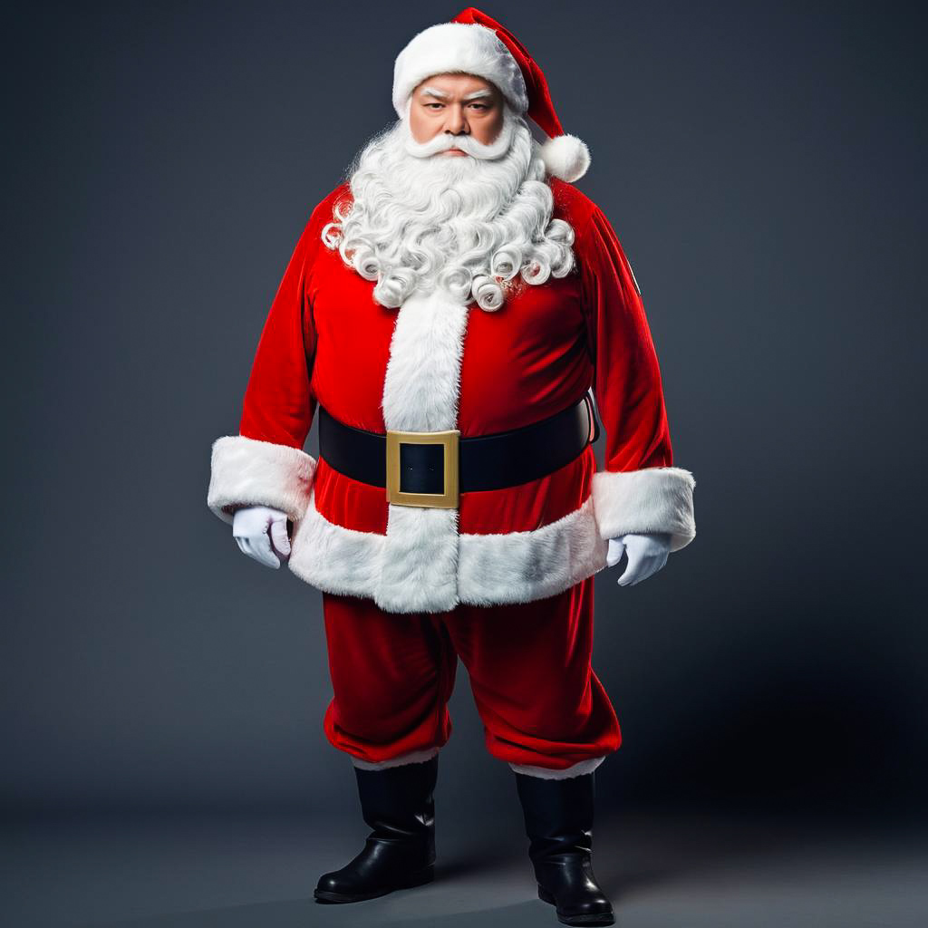 Grumpy Santa: A Full Body Portrait