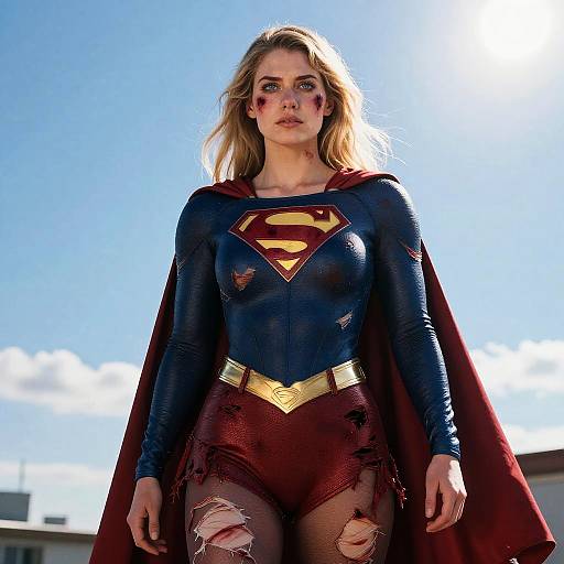 Photorealistic Supergirl in High Detail