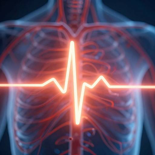 Glowing Heartbeat in Vein Network