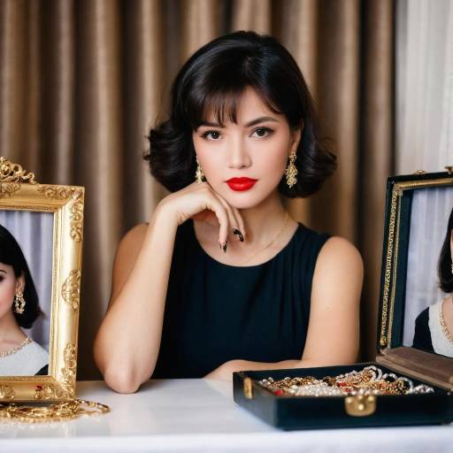 Charming Portrait of a Jewelry Enthusiast