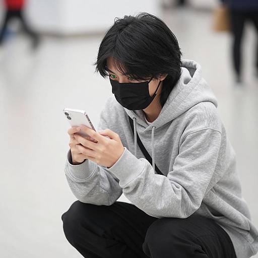 Portrait of a Young Individual in Urban Style